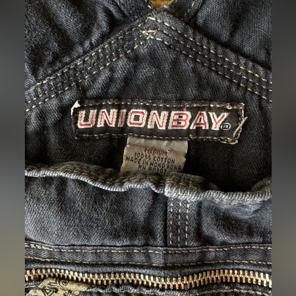 Vintage Y2K 90’S UnionBay Shortalls Size M Retro Streetwear Summer Unique Fun - Picture 4 of 12